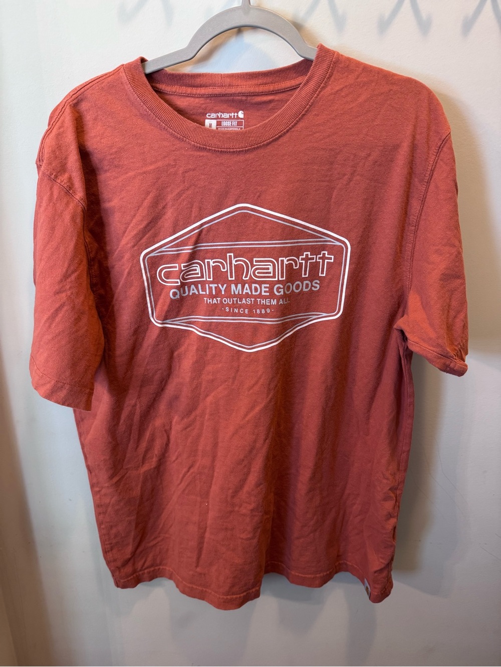 Carhartt Men's Medium Logo Short-Sleeve T-Shirt Loose Fit